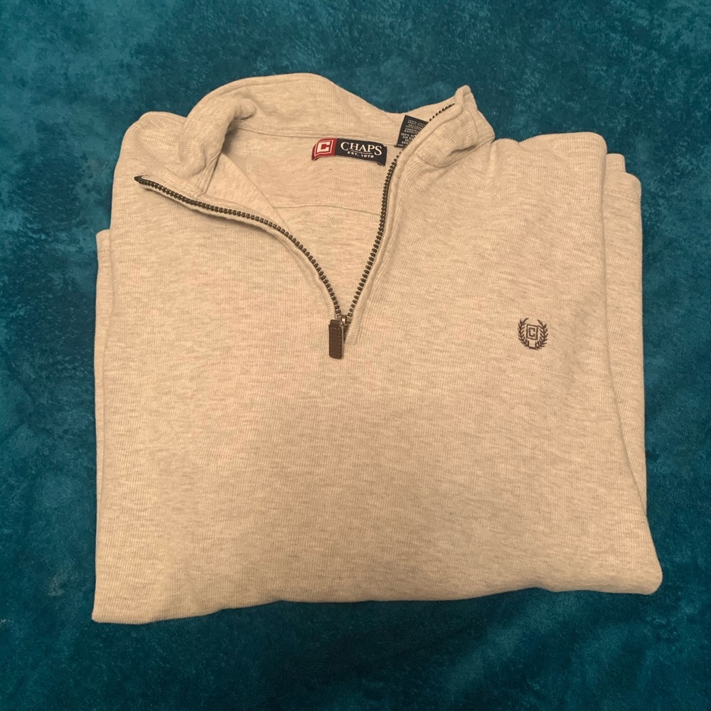 Chaps 3XLT zip sweatshirt